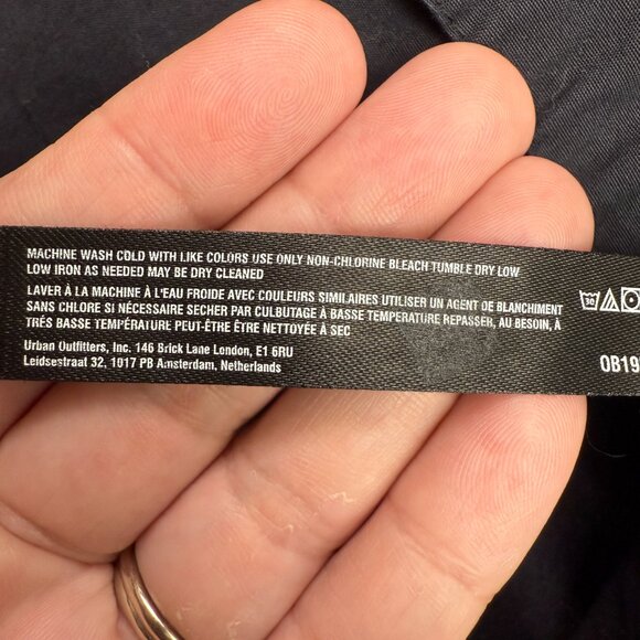 EUC Women's FREE PEOPLE x Free-est "Cooler in Capri" Skirt Black‎ | Size L - Picture 9 of 9